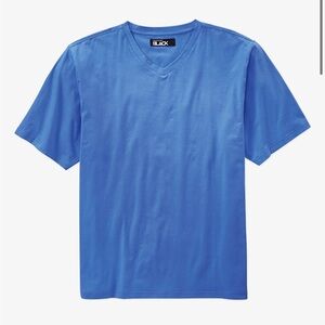 Westport Black Short Sleeve Pima Stretch Solid V-Neck Tee